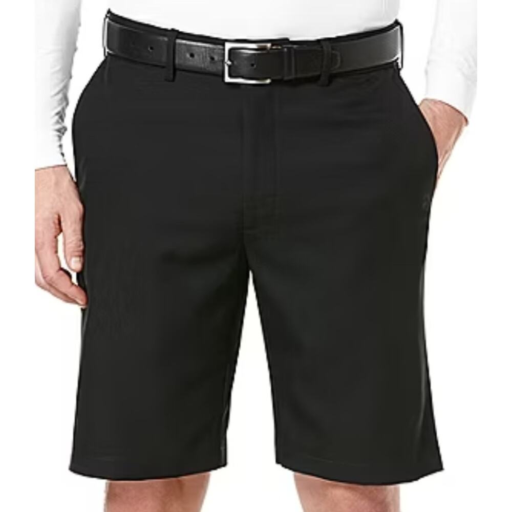 PGA‎ TOUR® Flat-Front Expandable Waist Shorts Men's Size 32 MSRP$55.00 Caviar